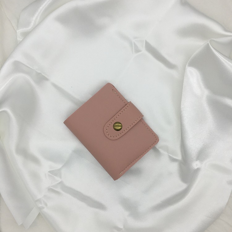 Phiên bản tiếng Hàn của ví nữ ngắn đoạn ngắn sinh viên nhỏ xinh dễ thương ví mini coin 2019 mới đơn giản ví nữ gói thẻ ví cầm tay nữ mini
