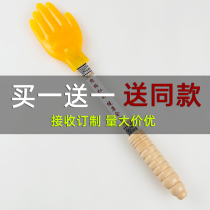 Meridian buckle Palm thunder sound beat beat massage stick Jingdao soft glue Hall Health Care beat hand Board silicone ancient method Meridian