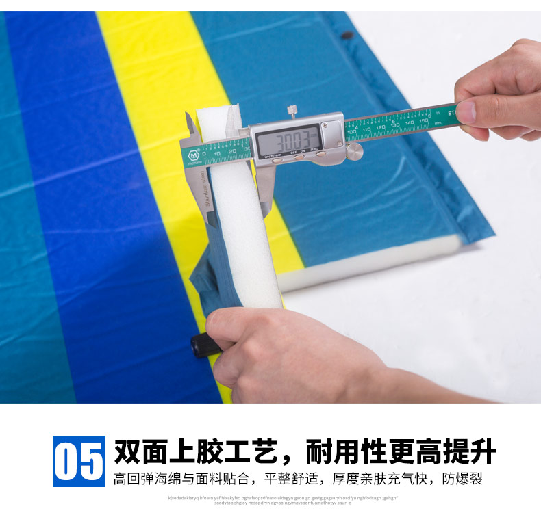 匡 cách bơm hơi tự động dày lên mở rộng di động đôi mat cắm trại ngoài trời cắm trại lều ngủ mat - Thảm chống ẩm / Mat / Gối thảm xốp lót sàn
