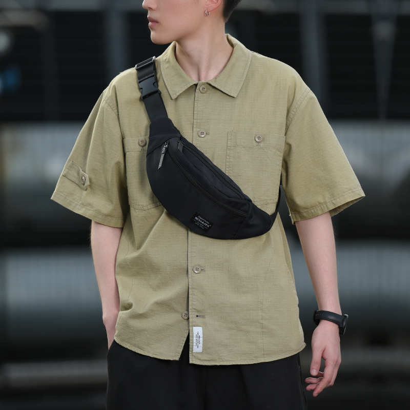Chest bag Male Boomers Fashion days Department Single shoulder Small Shoulder Bag Casual Sports Cablebag Multifunction Satchel Purse