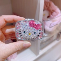 mumu accessories all-star Hello Kitty Huazi small medicine box hardware storage box is convenient to carry Melody with you