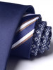 New Hong Kong Style High-End Three-Stripe Diagonal Tie for Men, Business 7cm Positioning Groom Wedding Gift Box
