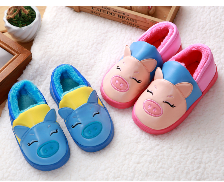 Chaussons enfants en Cuir spatial pour hiver - Ref 1011240 Image 13