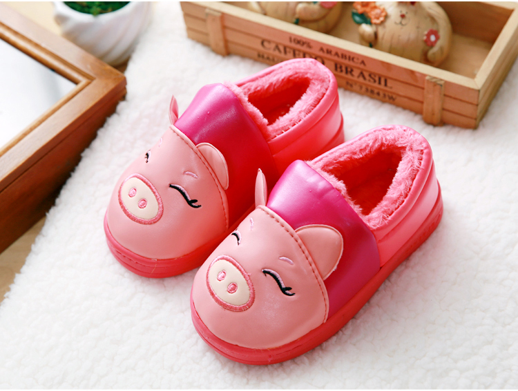 Chaussons enfants en Cuir spatial pour hiver - Ref 1011240 Image 23