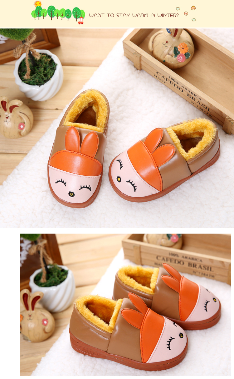 Chaussons enfants en Cuir spatial pour hiver - Ref 1010175 Image 18