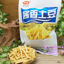 Casual snacks Meishanqiao sauce potato 80g bag potato chips crispy puffed food snack