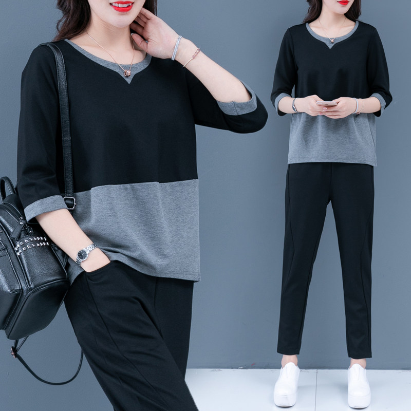 Plus Size Women Two Piece Set Athleisure 2022 New Summer Fat Mm Spring Fashion Trend Fashion Trend Fashion Trend Fashion