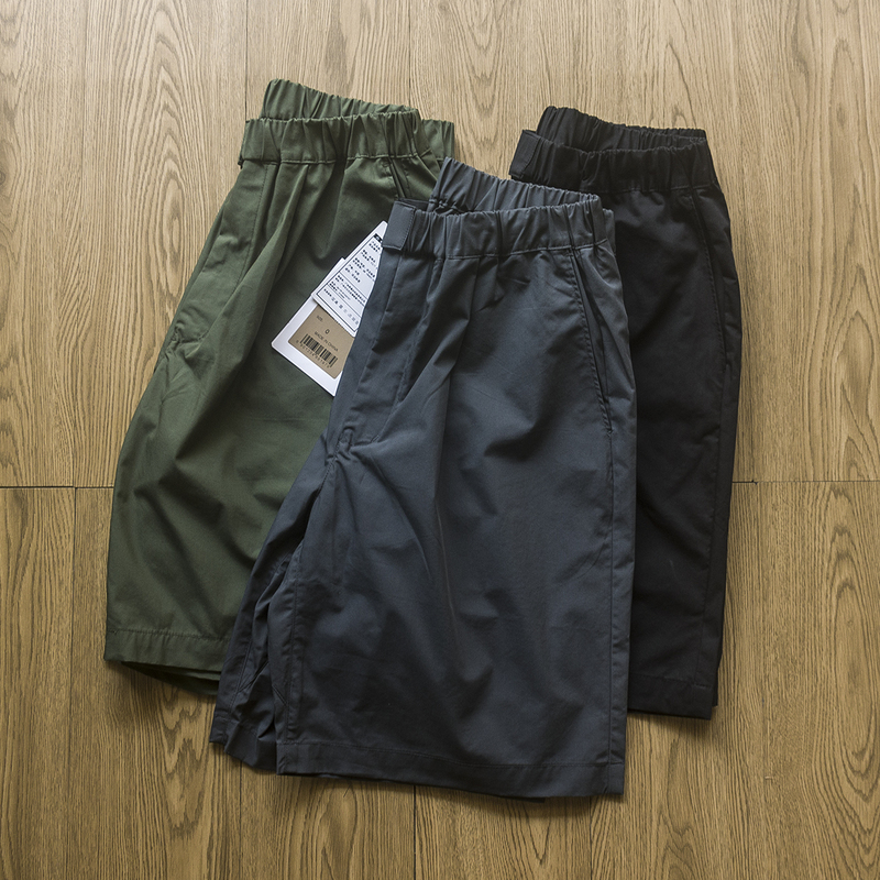 Reproduced High-Quality American Retro Functional Shorts with Velcro, Outdoor Fabric, Solid Color Nylon Casual Pants for Men and Women