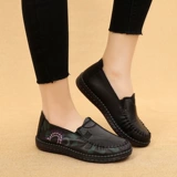 Слипоны, обувь, нескользящие туфли для матери, осенние, мягкая подошва, для среднего возраста