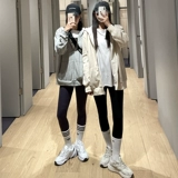 冬朵 Утепленная акула, зимние штаны, леггинсы, черный утягивающий пояс на талию, высокая талия