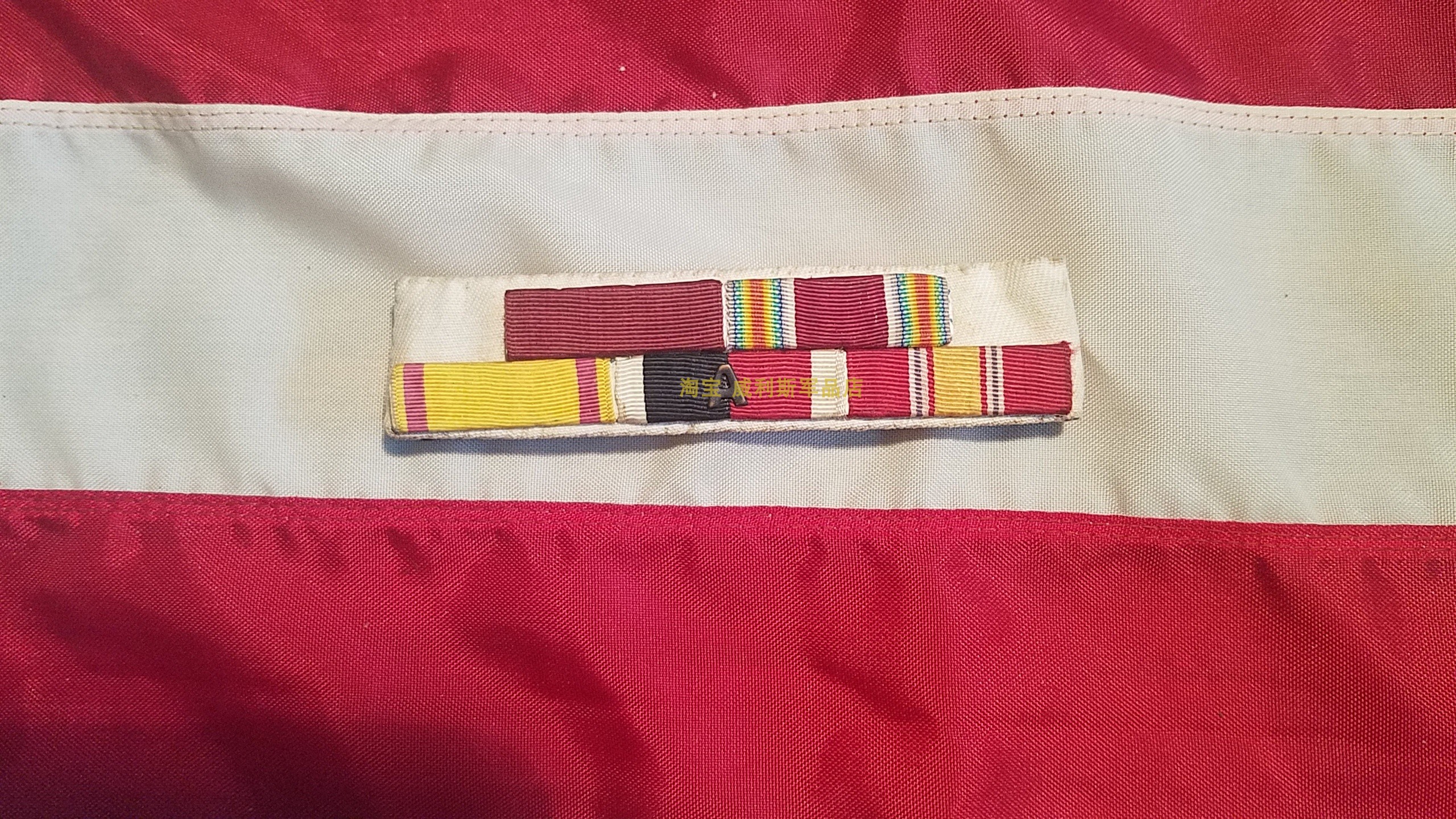 Special price WWII US military version original Army officer summer white gown 5R butterfly buckle medal honours