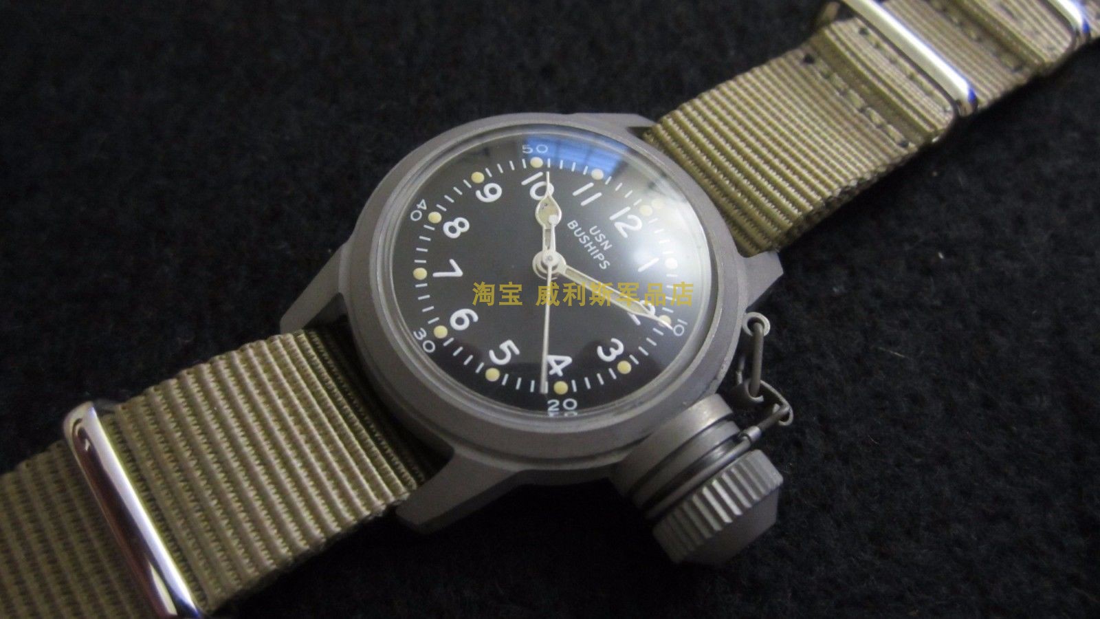 WWII US military version of original products Navy HamiltonHAMILTON FROGS DIVING WATERPROOF 16 DRILLING MECHANICAL WATCHES