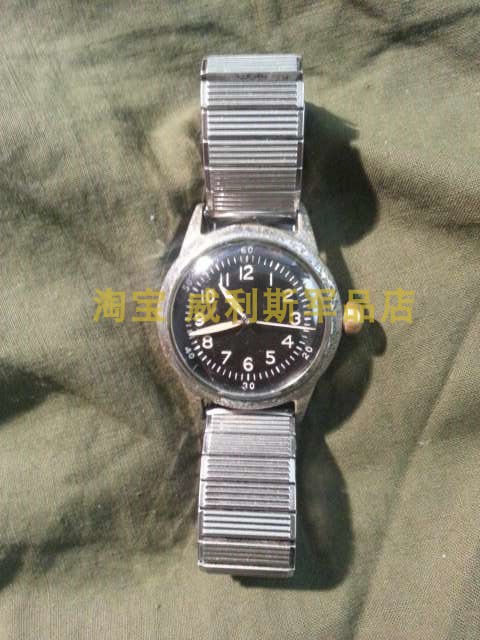 WWII US Army Edition Original Army Air Corps Officer Pilot WALTHAM Watt A11 stopwatch