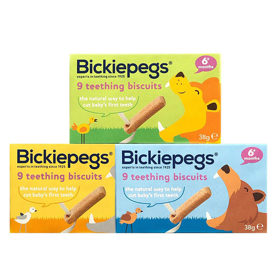 영국 bickiepegs 젖니가 남 비스킷 스틱 유아 및 어린이 스낵 식품 보충제 6-9-12 개월