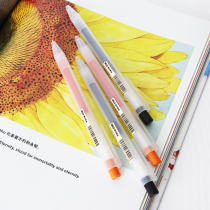 MUJI MUJI Stationery pen 2019 new push gel neutral ink pen press water pen 0 5mm