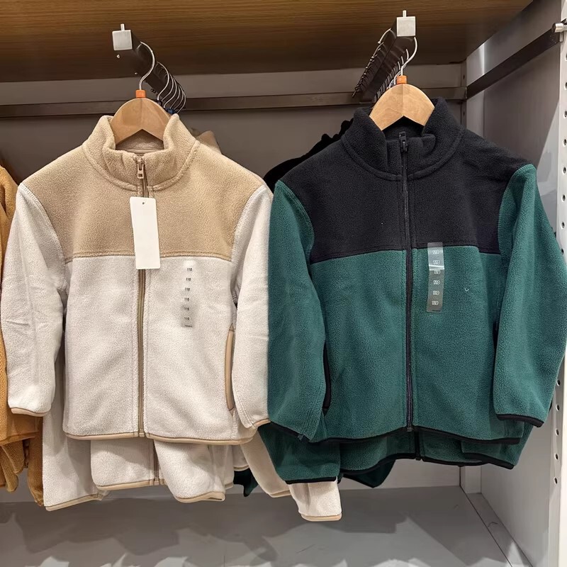 Large Factory Daily Order Boys and Girls Fleece Zipper Jacket Long-Sleeve Fleece Warm Coat 473354/480184 Large Factory Daily Order Boys and Girls Fleece Zipper Jacket Long-Sleeve Fleece Warm Coat 473354/480184