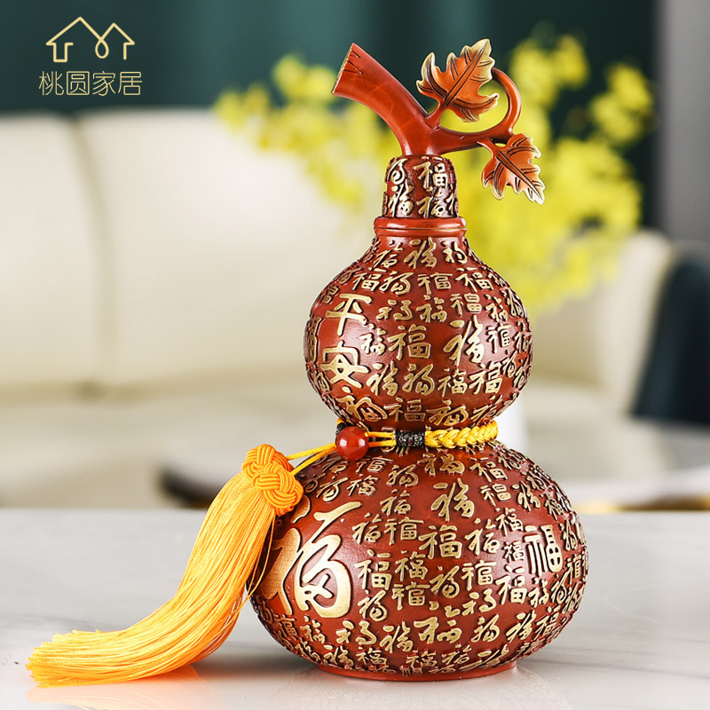 Pure brass Merchants Caifu hyacinth pendulum pieces Home Living room Xuanguan decorations Furnishing Wedding Jo to Birthday Gifts