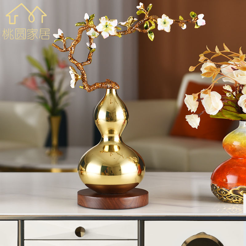 Brass hoist wiring room Xuanshuan TV cabinet household household transshipment decorations Joe relocated gift