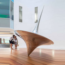 Custom outdoor indoor metal commercial real estate Hotel Stainless steel creative FRP Urban landscape art sculpture