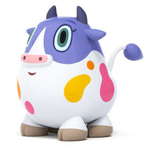  Year of the ox outdoor mascot ornaments custom large FRP sculpture park sales office cartoon abstract stainless steel