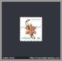 Canada Christmas Ornament Letter Sales Ticket