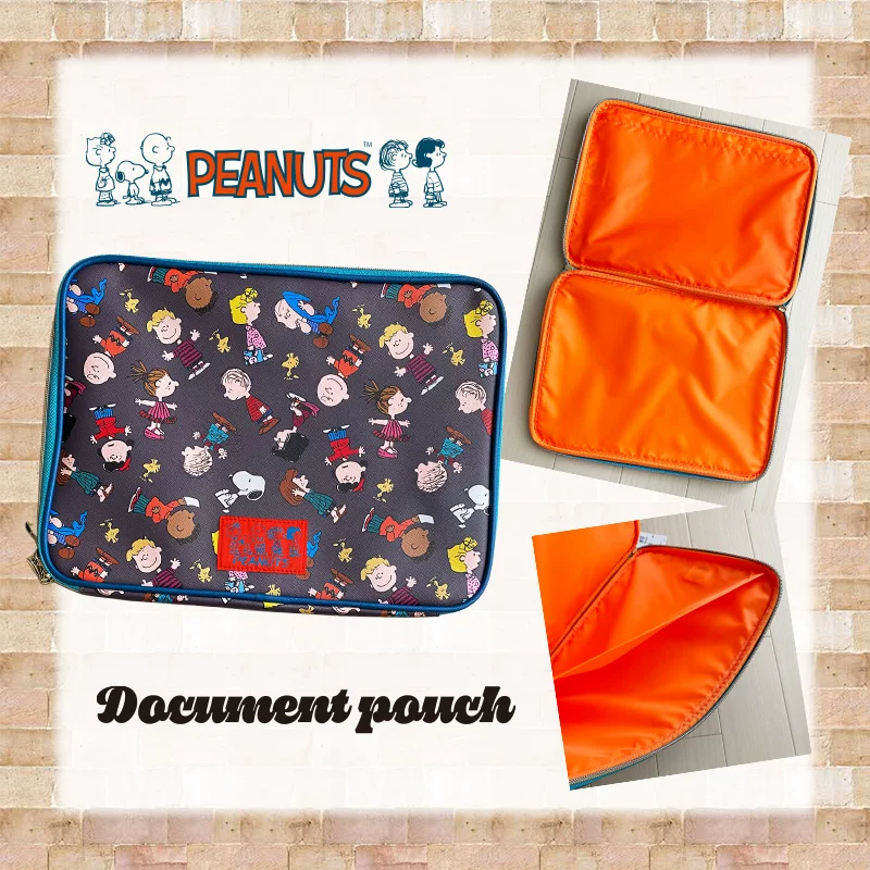 Snoopy, cartoon polyurethane laptop for documents, 13 inch