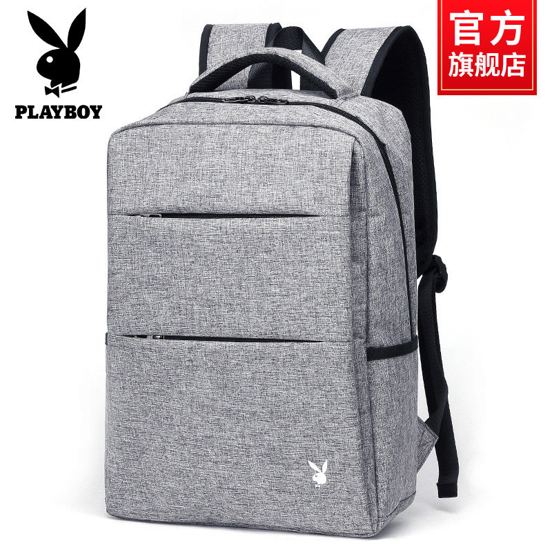 Flowers Playboy Men's Double Shoulder Bag Fashion Trends Casual Canvas Bag Business Large Capacity Travel Computer SHOULDER BAG