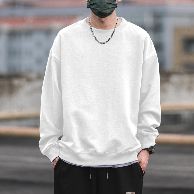 Plus Size Extra Large New Style for Big and Tall Guys 200kg Casual Solid Color Crew Neck Top T-Shirt Sweatshirt for Men Plus Size Extra Large New Style for Big and Tall Guys 200kg Casual Solid Color Crew Neck Top T-Shirt Sweatshirt for Men