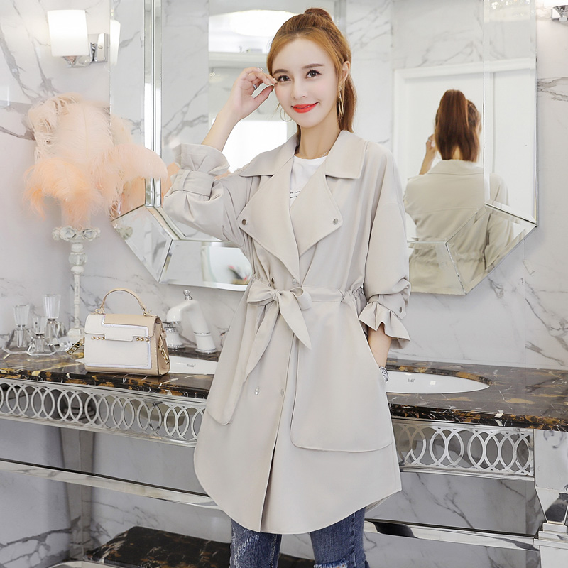 Trench pour femme HQMOMO     en Polyester - Ref 3227838 Image 3
