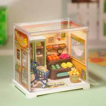 Ruotai Ruolai DIY Miniature House Super World Mini Handmade House Miniature Model Assembly Children's Gift