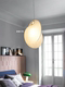 Italian Overlap Silk Chandelier Designer Creative Wabi-Sabi Style Living Room Dining Room Bedroom Staircase Lamps