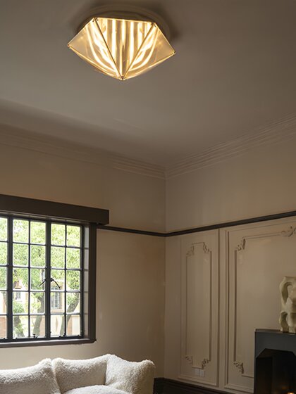 Singchan Chen Xingyu Ceiling Lamp Bedroom Lamp Creative Personality Pyramid Nordic Designer Room Study Lamp