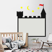  Castle style felt cork board 3d three-dimensional kindergarten wall stickers Household living room bedroom childrens room photo wall