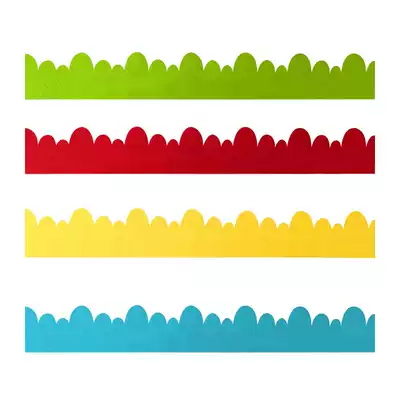 Kindergarten Wall felt Display Wall special edging frame training class message board bulletin board Cork edge strip