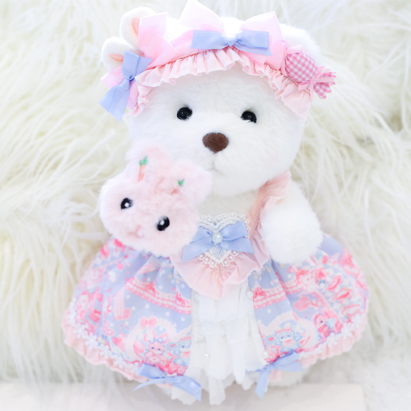 TeddyTales Lena Bear Clothes Medium 30cm Handmade Teddy Bear Doll Doll Accessories Hand Made