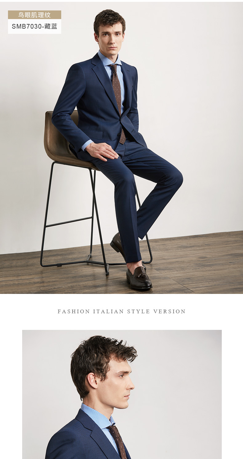 Vải len Merino Úc kinh doanh Slim chuyên nghiệp phù hợp với bộ đồ cưới phù hợp với chú rể vest nam đẹp