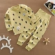 Baby Qiuyi Qiuku Set Đồ lót cho bé trai Bé bảo vệ eo cao Cô gái bụng mùa xuân và mùa thu bé trai - Quần áo lót đồ bộ trẻ em