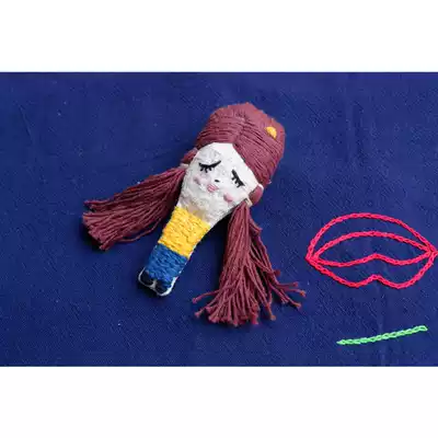 Odor Grocery Heavy Industry boutique design cute Thorn embroidered brooch Thai retro brooch accessories