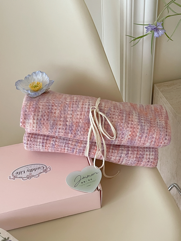 Korean Ins Pink Floral Velvet Knit Yarn Soft Fabric for Women's Clothing, Children's Clothing, Doll Clothes, Handmade DIY Fabric for Women