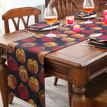 Swedish Eekelund American all-cotton table flag TV cabinet fabric Nordic dining table Flag Table Mat Fabric Customize