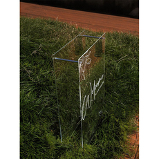 Пригласительная открытка ins结婚礼亚克力迎宾牌水牌指引牌透明磨砂派对布置森系婚宴欢迎