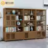 Antique frame Modern solid wood storage Chinese style multi-treasure pavilion New Chinese style museum frame partition tea cupboard Bamboo display cabinet