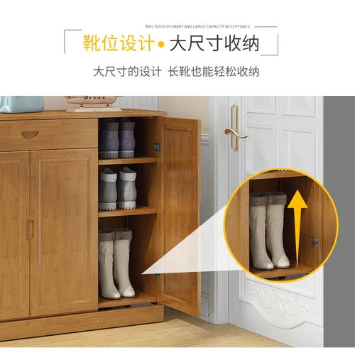 Простые туфли, деревянная универсальная вместительная и большая система хранения