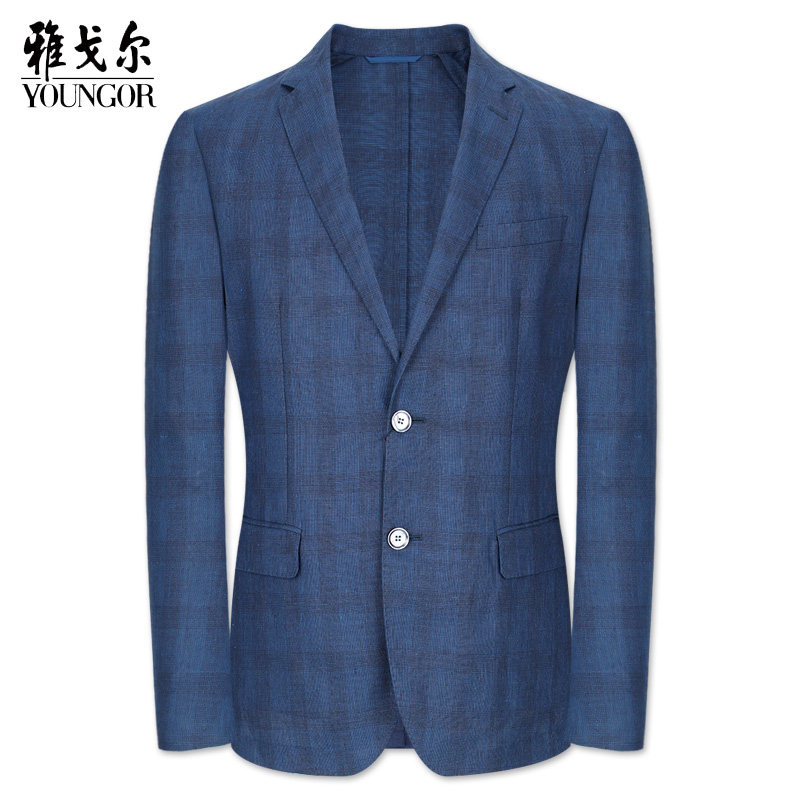 Youngor suit men's discount broken code clearance list West special casual men's linen hemp jacket men's suit