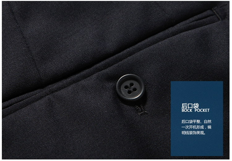 Youngor / Youngor Male Business Quần thường xuyên Quần dài Suit Quần len - Suit phù hợp quần âu nam đẹp