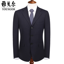 Yagorsi suit men suit single blouse special price discount clear cabin black manmade wool suit mens jacket autumn