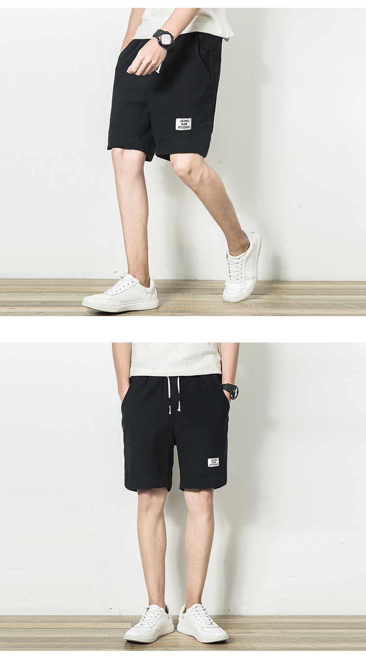 Mùa hè mới nam thể thao năm điểm quần short Hàn Quốc quần âu bãi biển quần lớn xu hướng quần lỏng quần jogger kaki