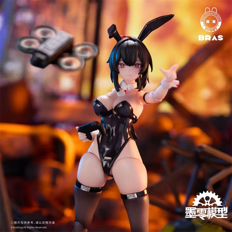 Sushing Rabbit Rapid Response Team Assault Specialist Akiyuki Luna Figure Mo Zero Model