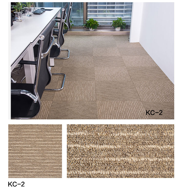 trang trí văn phòng thảm văn phòng thảm hội nghị phòng thảm PVC vuông khảm thảm lưới 50x50 - Thảm thảm trải sàn phòng khách