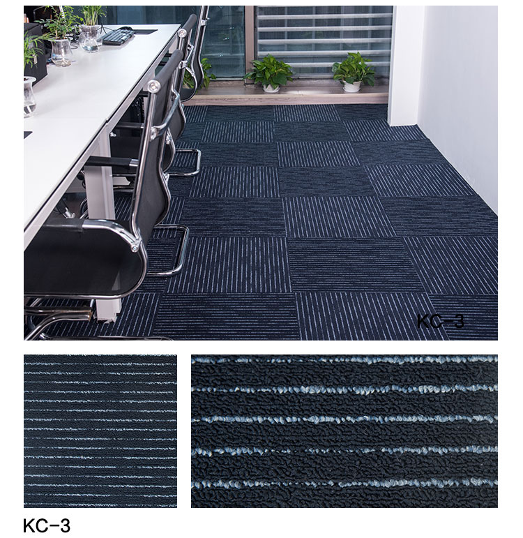 trang trí văn phòng thảm văn phòng thảm hội nghị phòng thảm PVC vuông khảm thảm lưới 50x50 - Thảm thảm trải sàn phòng khách